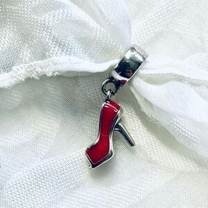 👠 NWOT Red High Heel Shoe Charm